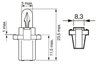 BEC INCANDESCENT BOSCH 1 987 302 515 - Piesa auto compatibila cu mai multe marci