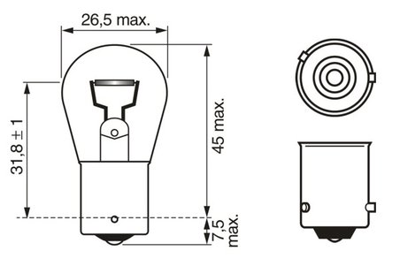 Bec, semnalizator BOSCH 1 987 302 703
