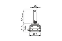 Bec, far faza lunga BOSCH 1 987 302 905