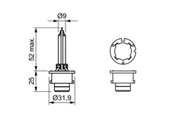 Bec, far faza lunga BOSCH 1 987 302 906