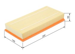 FILTRU AER BOSCH 1 987 429 190 - Compatibil cu AUDI, LAND ROVER, PORSCHE, VW