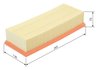 FILTRU AER BOSCH 1 987 429 404 - Compatibil cu AUDI, SEAT, SKODA, VW