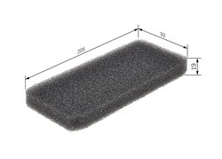 FILTRU AER HABITACLU BOSCH 1 987 431 170 - Compatibil cu RENAULT TRUCKS, VOLVO