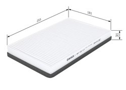 Filtru aer habitaclu BOSCH 1 987 432 013