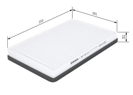 Filtru aer habitaclu BOSCH 1 987 432 013