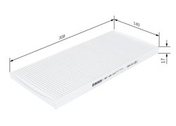 Filtru aer habitaclu BOSCH 1 987 432 019