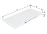 Filtru aer habitaclu BOSCH 1 987 432 019