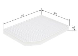 Filtru aer habitaclu BOSCH 1 987 432 027