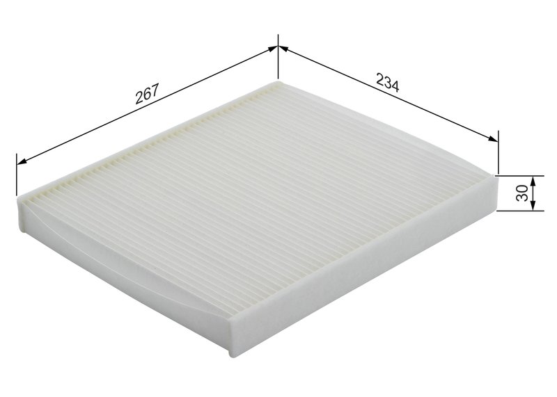 FILTRU AER HABITACLU BOSCH 1 987 432 038 - Compatibil cu CHEVROLET, OPEL, VAUXHALL