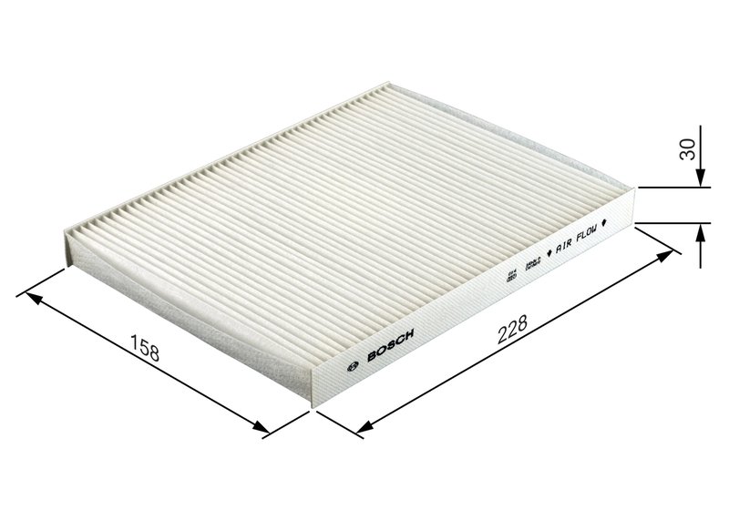 FILTRU AER HABITACLU BOSCH 1 987 432 039 - Compatibil cu NISSAN, RENAULT