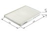 FILTRU AER HABITACLU BOSCH 1 987 432 039 - Compatibil cu NISSAN, RENAULT