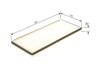 FILTRU AER HABITACLU BOSCH 1 987 432 043 - Compatibil cu MERCEDES-BENZ, VW