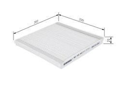 Filtru aer habitaclu BOSCH 1 987 432 063
