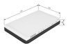 Filtru aer habitaclu BOSCH 1 987 432 062