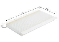 Filtru aer habitaclu BOSCH 1 987 432 076