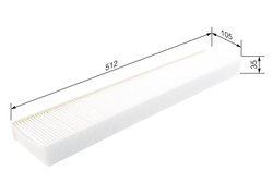 Filtru aer habitaclu BOSCH 1 987 432 073