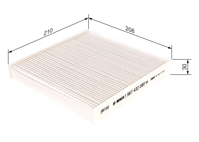 Filtru aer habitaclu BOSCH 1 987 432 080