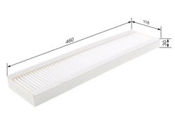 Filtru aer habitaclu BOSCH 1 987 432 082