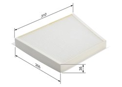 Filtru aer habitaclu BOSCH 1 987 432 081