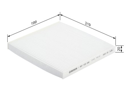 Filtru aer habitaclu BOSCH 1 987 432 088