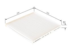 Filtru aer habitaclu BOSCH 1 987 432 090
