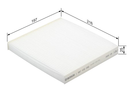 Filtru aer habitaclu BOSCH 1 987 432 092
