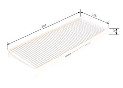 Filtru aer habitaclu BOSCH 1 987 432 091