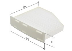 FILTRU AER HABITACLU BOSCH 1 987 432 097 - Compatibil cu AUDI, SEAT, SKODA, VW