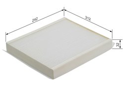 FILTRU AER HABITACLU BOSCH 1 987 432 111 - Compatibil cu CHEVROLET, OPEL, VAUXHALL