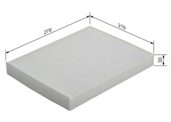 Filtru aer habitaclu BOSCH 1 987 432 114