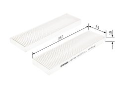 Filtru aer habitaclu BOSCH 1 987 432 132