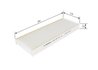 FILTRU AER HABITACLU BOSCH 1 987 432 150 - Compatibil cu MERCEDES-BENZ