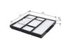 Filtru aer habitaclu BOSCH 1 987 432 155