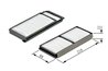 Filtru aer habitaclu BOSCH 1 987 432 163