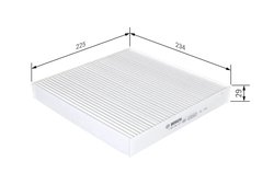 FILTRU AER HABITACLU BOSCH 1 987 432 177 - Compatibil cu GREAT WALL, HONDA, HONDA (DONGFENG), HONDA (GAC)