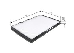 Filtru aer habitaclu BOSCH 1 987 432 182