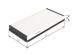 FILTRU AER HABITACLU BOSCH 1 987 432 200 - Compatibil cu PORSCHE