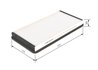FILTRU AER HABITACLU BOSCH 1 987 432 200 - Compatibil cu PORSCHE