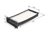 FILTRU AER HABITACLU BOSCH 1 987 432 198 - Compatibil cu CITROEN
