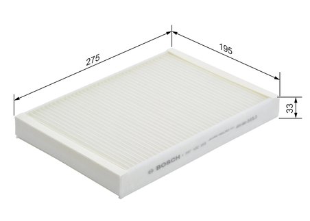 FILTRU AER HABITACLU BOSCH 1 987 432 205 - Compatibil cu JAGUAR, LAND ROVER, VOLVO, VOLVO ASIA