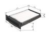 FILTRU AER HABITACLU BOSCH 1 987 432 210 - Compatibil cu LAND ROVER