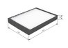 Filtru aer habitaclu BOSCH 1 987 432 221