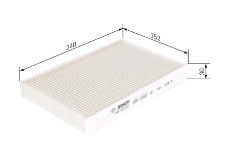FILTRU AER HABITACLU BOSCH 1 987 432 247 - Compatibil cu INFINITI, NISSAN, RENAULT