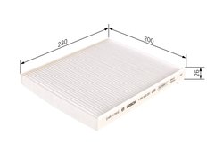 FILTRU AER HABITACLU BOSCH 1 987 432 251 - Compatibil cu ALFA ROMEO