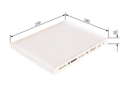 FILTRU AER HABITACLU BOSCH 1 987 432 253 - Compatibil cu HYUNDAI, KIA