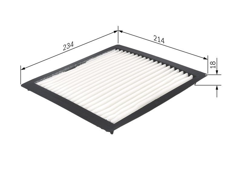 Filtru aer habitaclu BOSCH 1 987 432 263
