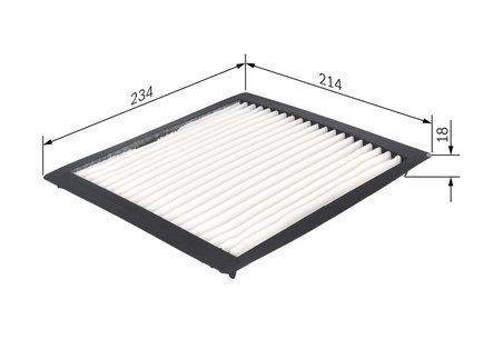 Filtru aer habitaclu BOSCH 1 987 432 263