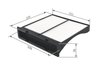 Filtru aer habitaclu BOSCH 1 987 432 262