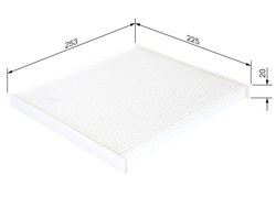 Filtru aer habitaclu BOSCH 1 987 432 269