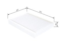 FILTRU AER HABITACLU BOSCH 1 987 432 272 - Compatibil cu SEAT, SKODA, VW